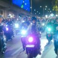 Scoopy Night Culture Meriah, 300 Pecinta Scoopy Ramaikan Night Ride Makassar-Maros