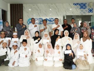 Wujud Kepedulian Sosial, Pelindo dan PJM Gelar Doa Bersama serta Santuni Anak Yatim di Samarinda