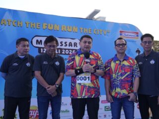Wali Kota Makassar Lepas dan Meriahkan Peserta Indomaret Fun Run 2026