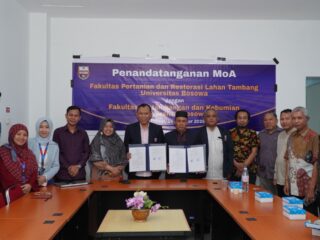 Perkuat Kolaborasi Restorasi Lahan Pascatambang, Fakultas Pertanian dan Teknik Pertambangan Jalin Kerja Sama