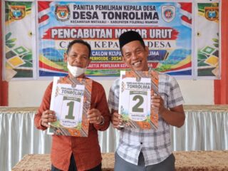 Dua Kandidat, Satu Kursi Kades Tonrolima: Hakim dan Mawar Siap Bertarung