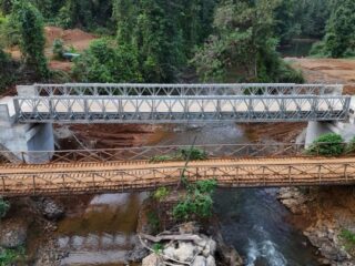 Dua Jembatan Bailey Bumi Karsa Perkuat Konektivitas dan Aktivitas Ekonomi di Routa